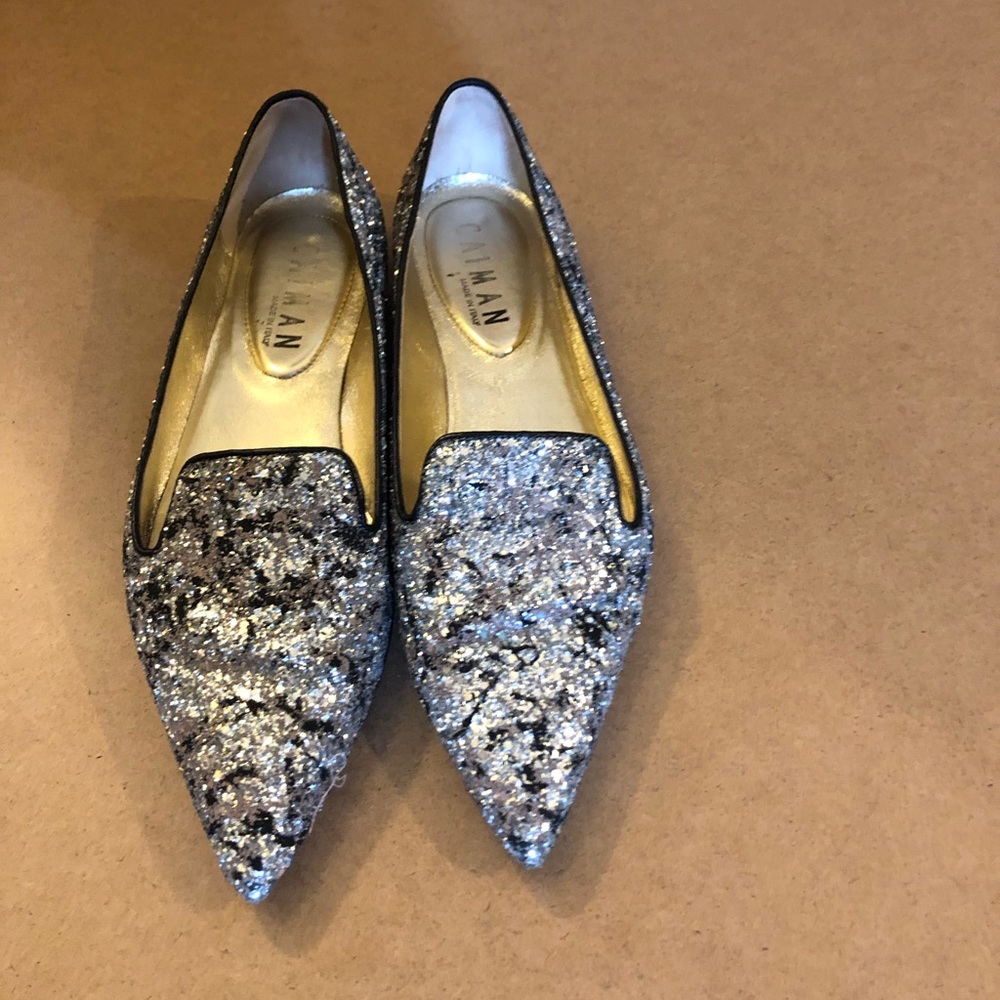 Caiman Leather Flats
